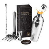 Kit Coctelería Bar Profesional 10 Piezas Cocktail Cocteles