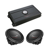 Paquete De Amplificador Db Drive Clase D Y Subwoofer Pioneer