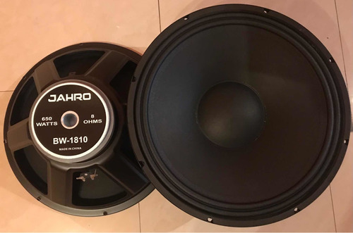 Parlante Jharo Bw 1810 Woofer 18 PuLG 650 W Pack X 2