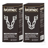 Kit 2x Ivomec 50 Ml - Vermífugo Para Bovinos,ovinos E Suínos