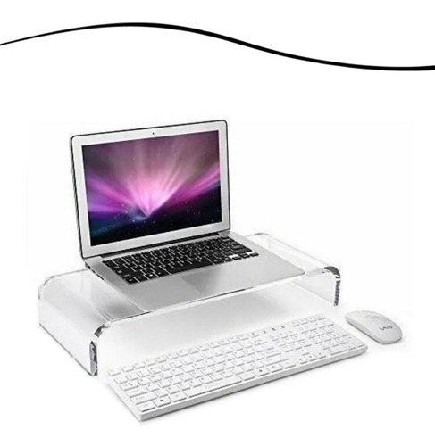 Suporte De Mesa Para Notebook Up Table Em Acrílico Cristal