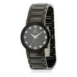 Reloj Bulova 98d001 Para Hombre  Brazalete De Acero Negra