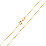 Corrente Cordão Feminino Em Ouro 18k Veneziana 40cm