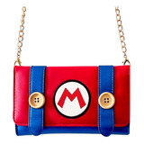 Bolsa Mariconera Crossbody Cartera Mario Bross Piel Sintetic