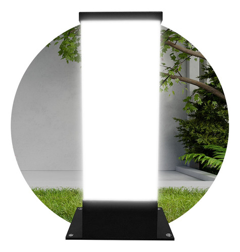 Farol Columna Piso Sendero Exterior Iluminacion Jardin G300