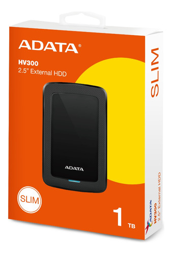 Disco Duro Externo Adata 1tb Negro Ahv300-1tu31-cbk