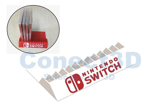 Case Suporte Para Jogos Dvd Nintendo Switch - Personalizado!