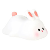 Lámpara De Noche De Silicona Con Sensor Táctil Cute Rabbit