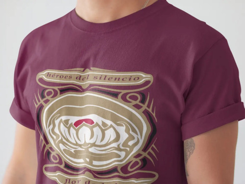 Playera Camiseta Héroes Del Silencio Flor De Loto