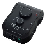 Interfaz De Audio Portatil Zoom U22 - 2 Canales - 24 Bits