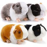 4 Piezas Juguetes De Peluche De Cobayas Lindos De 8 Pul...