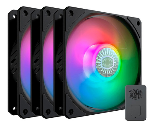 Pack 3 Ventiladores Cooler Master Sickleflow 120 Argb 