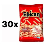 Kit C/ 30 Salgadinho Ebicen 30g Sabor Camarão 