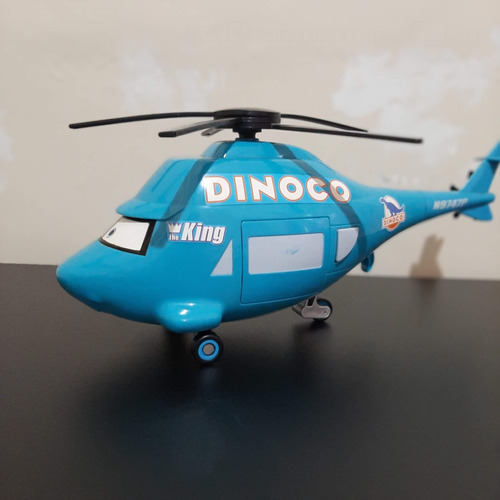Helicóptero Dinoco The King Com Som - Carros Disney Pixar