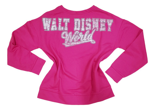 Blusa Moletom Rosa Walt Disney World