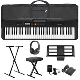 Organo Teclado Casio Ct-s200 5/8 Funda Pedal Pie Banco Auris