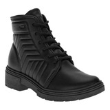 Bota Coturno Tratorado Salto Grosso G9571 Preto Dakota