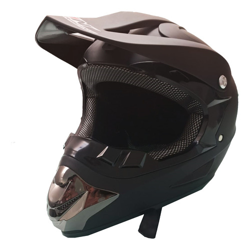 Casco Moto Negro Cross Ir-850 Certificación Dot 