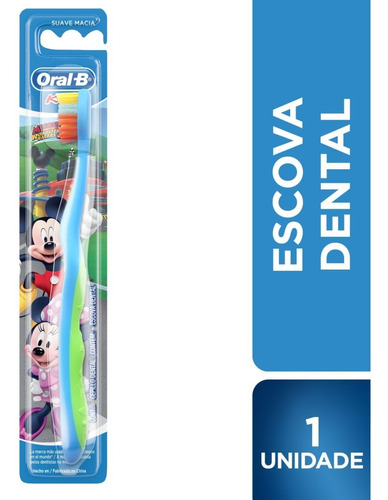 Escova Dental Infantil Oral-b Mickey 1 Unidade