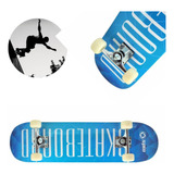 Skate Montado Semi Profissional Skatetboard Spin Abec 9 Blue
