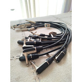 Cables Interpedal Con Fichas Rean (neutrik) - Set Completo