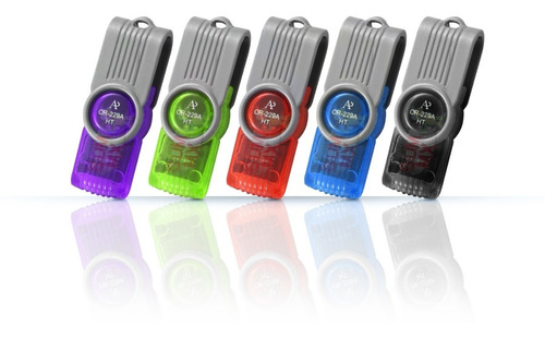 Lector Para Memorias Micro Sd Hc A Usb Varios Colores