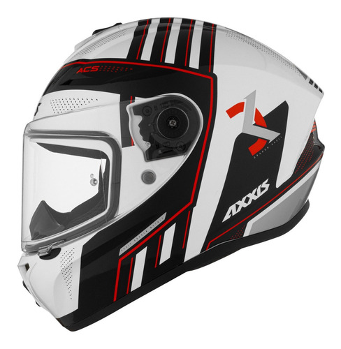 Casco Moto Integral Axxis Draken Mythic A5 Rojo Brillo