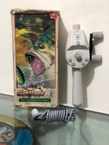 Getbass Sega Bass Fishing-molinete Vara De Pescar Dreamcast