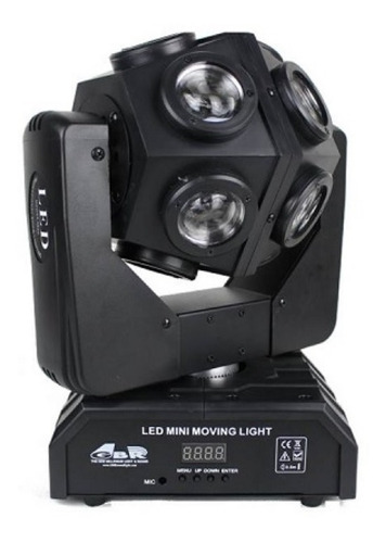 Cabezal Movil Led Beam 12 Salidas Led X 10w. Rgbw Dmx Gbr