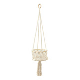 Colgador De Plantas Folkulture Macrame Cesta Colgante Cesta