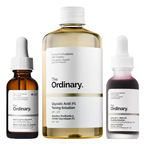 The Ordinary Acido Glicolico + Retinol 0.5% + Aha Peeling