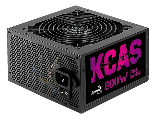 Fonte Gamer Atx Aerocool Kcas 800w 80 Plus Full Range Apfc -