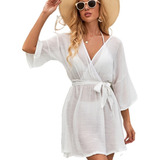 Vestido De Playa Mujer Ropa De Playa Bikini Cover-ups Sarong