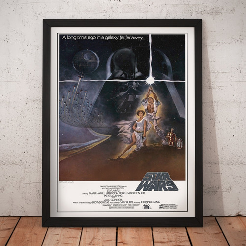 Cuadro Peliculas - Star Wars - Poster Movie Vintage