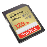 Cartao Sandisk Sdxc Extreme Sd U3 Ultrahd 4k 150mb/s 128gb