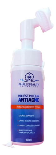  Mousse Micelar Antiacne  Phallebeauty Azul