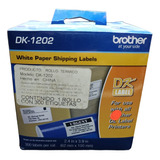 Rollo De Etiquetas Blancas Para Brother Dk-1202