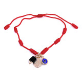 Leslie Boules Hilo Rojo Pulsera De San Benito Mal De Ojo Azu