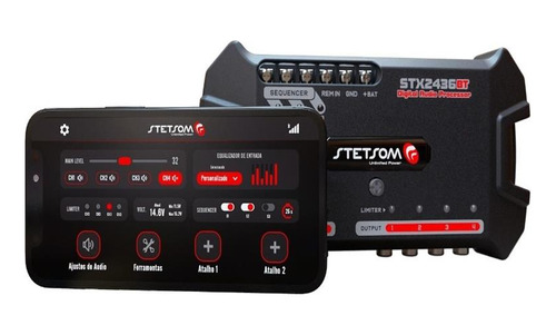 Processador Stx2436bt Stetsom Crossover Automotivo Bluetooth