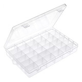 Caja Organizadora Plastica 36 Celdas Desmontables Joyero 