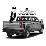 Kit Sticker Calca Chevrolet Silverado Punisher Edition