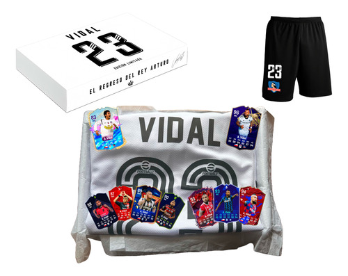 Colo Colo Niño Arturo Vidal Caja Temática Kit 2024