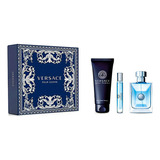 Versace Pour Homme Set De 3 Pz Con Miniatura Para Hombre