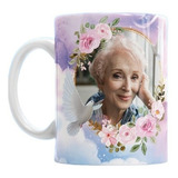 Taza Personalizada Con Foto Hermoso Recuerdo Luto 