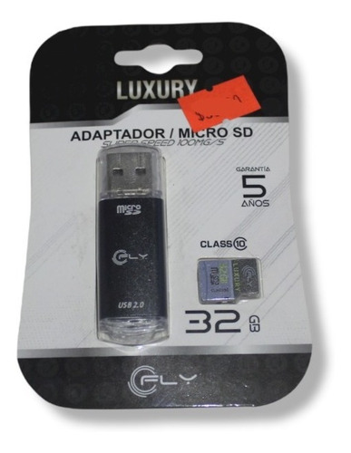 Adaptador / Micro Sd O Lector Tipo Usb 32gb Luxury Fly 