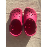 Crocs Niña C 6/7 Fucsia Usadas