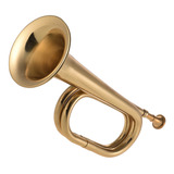 B Flat Bugle Call Trompeta Bocina De Caballería De Latón Con