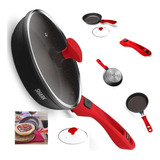 Panela Polishop Sauté Original Cabo Removível 24cm+ Tampa