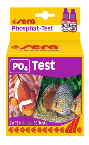 Test Profesional Fosfato Sera Po4 2x15ml 60tests Mascopeces