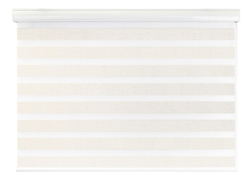 Persiana Roller Decoking Sheer Elegance De 180cm X 140cm Lisa Color Linen White - Unidad Por 1